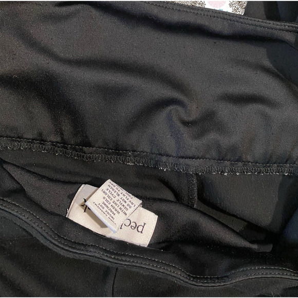 Minimalist Peck & Peck Womens 6 Black Ponte Knit Slim Twee Workwear Trouser Pant - Picture 6 of 6